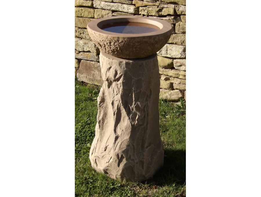 Sandstone Birdbath