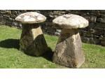 Two Antique Staddlestones