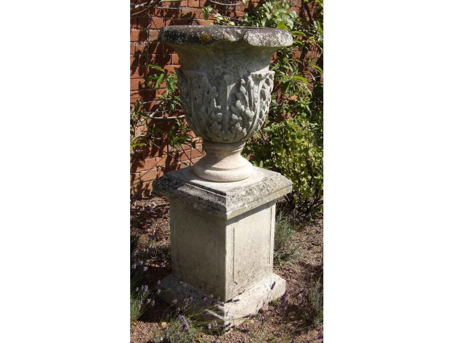 Antique Stone Garden Urn