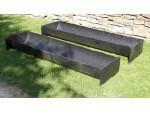 Pair of Large Iron Troughs