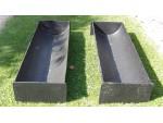 Pair of Large Iron Troughs