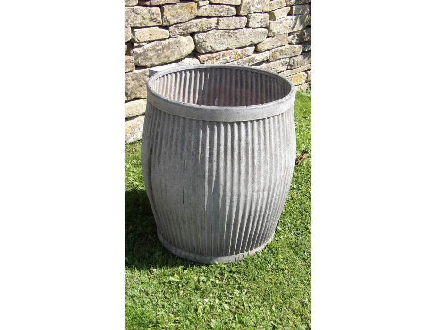 Vintage Galvanised Iron Planter