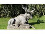Large Bronze Statue of a Moose