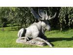 Large Bronze Statue of a Moose