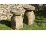 Two Old Staddle Stones
