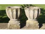 Pair of Weathered Garden Planters