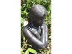 Bronze Garden Statue of a Girl