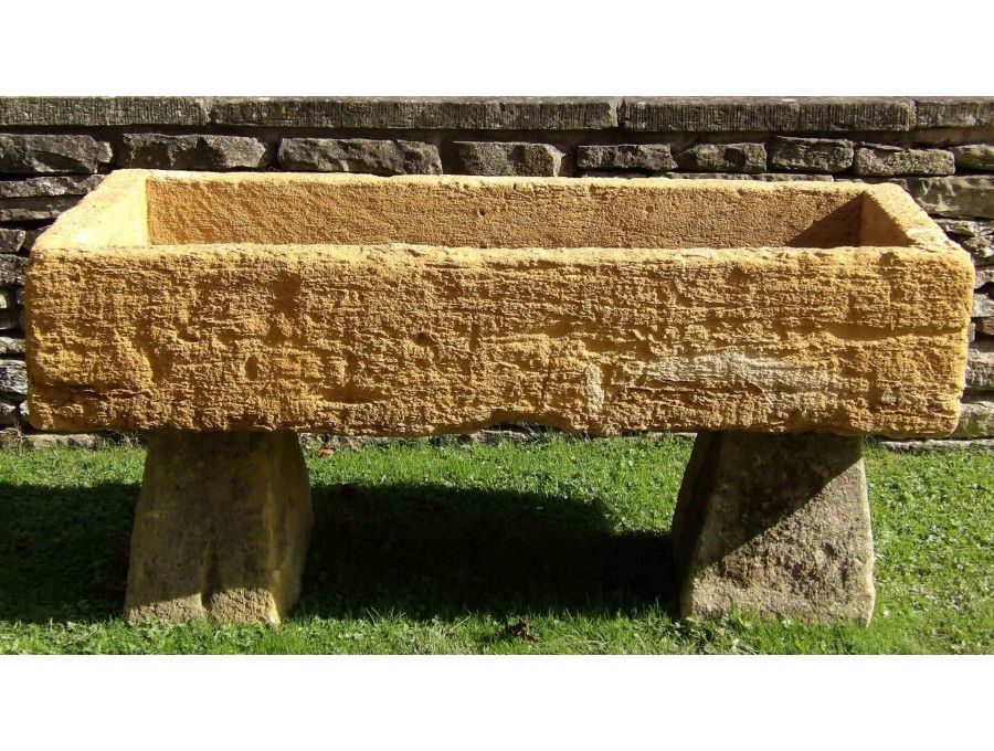 Large Antique Limestone Trough