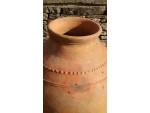 Close up of oil jar 