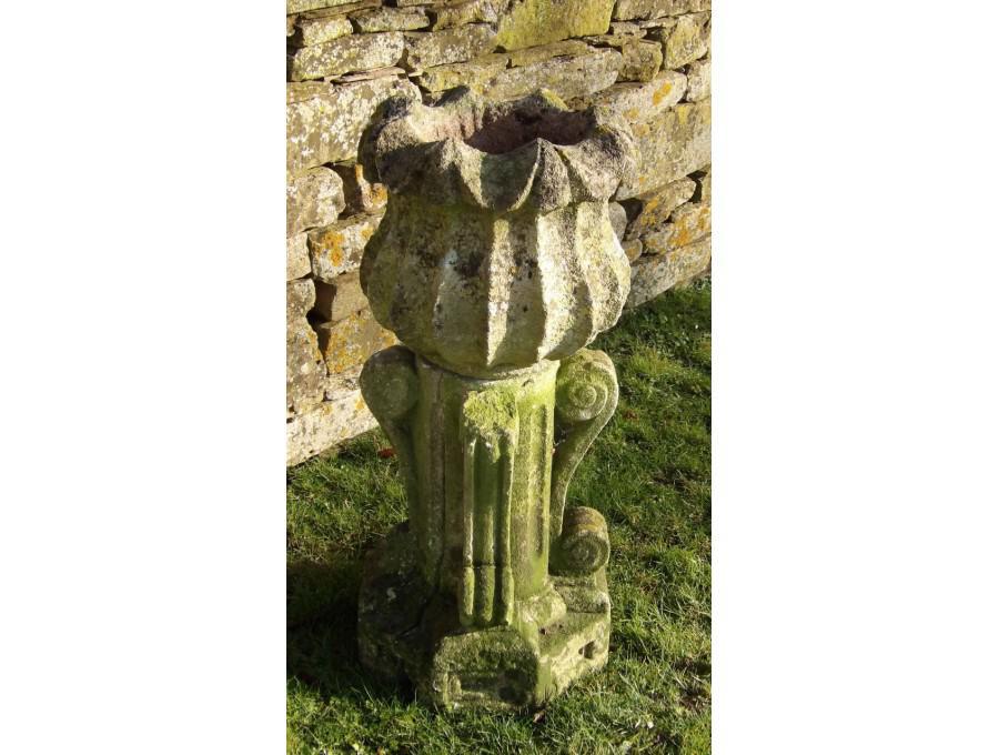 Antique Stone Garden Urn