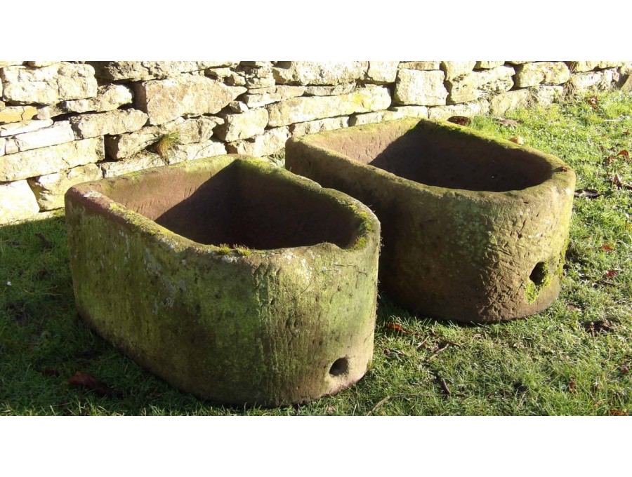 Pair of Stone Troughs