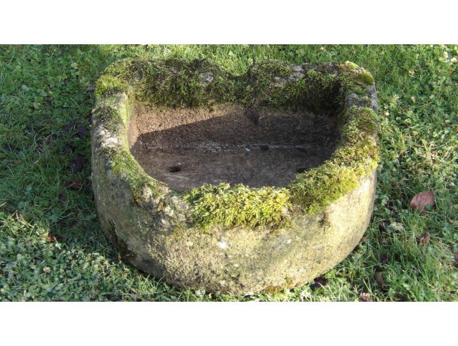 Weathered Stone Garden Trough