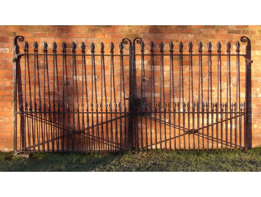 Pair of salvaged entrance gates