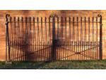 Pair of salvaged entrance gates