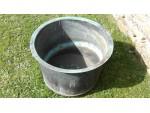 Top of copper planter 