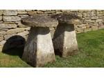 Pair of Antique Staddle Stones