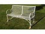 Antique wrought-Iron bench