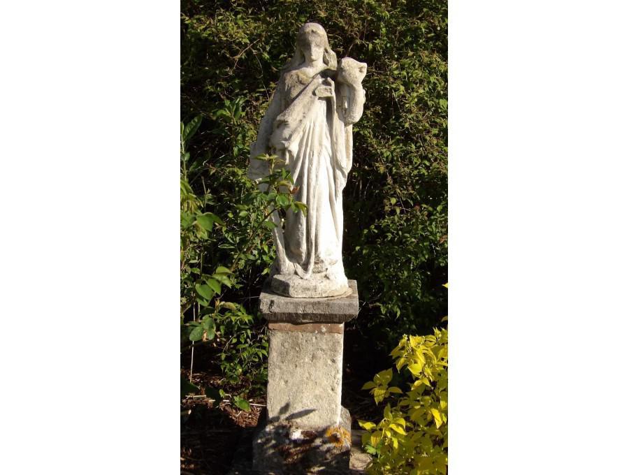 Antique Stone Garden Statue