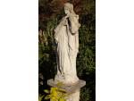 Side view of statue