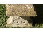 Weathered Stone Garden Seat
