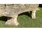 Weathered Stone Garden Seat