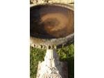 Large Weathered Birdbath