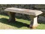 Vintage stone bench 