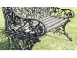 Detail of side of bench 