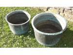 Antique Copper Planters
