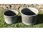 Antique Copper Planters