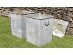 Vintage Galvanised Planters