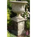Side view of Weathered Garden Urn