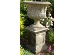 Side view of Weathered Garden Urn
