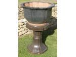 A Large Glazed Garden Jardiniere