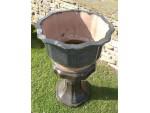A Large Glazed Garden Jardiniere