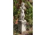 Carved Limestone Garden Statue