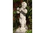 Carved Limestone Garden Statue