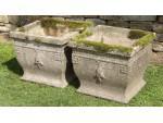 Pair of Vintage Square Planters