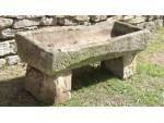 Rectangular Stone Trough on Blocks