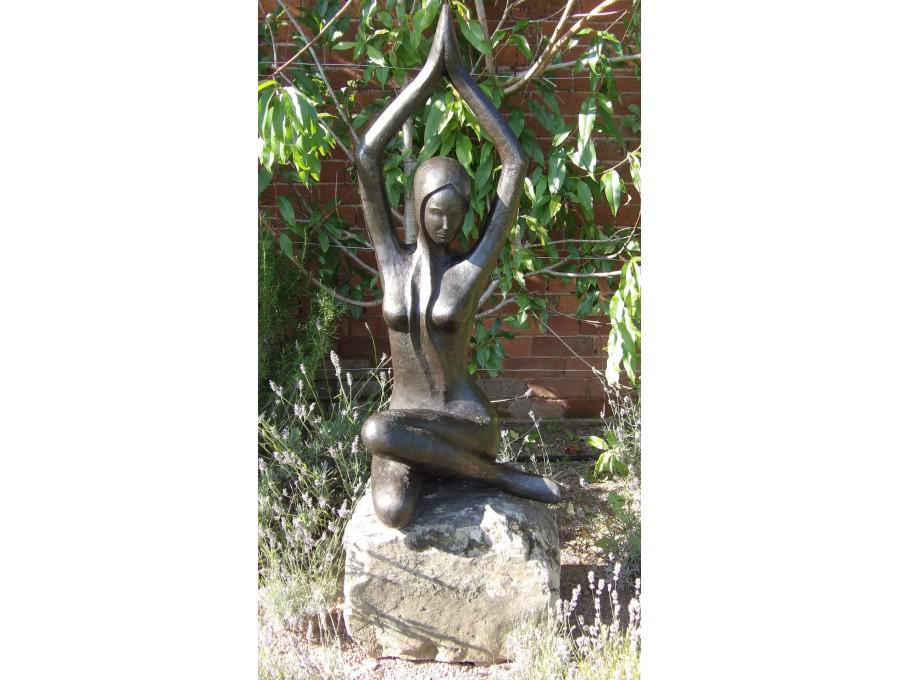 Modern Bronze Garden Statue
