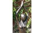 Modern Bronze Garden Statue