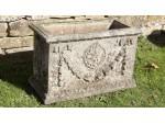 A Weathered Haddonstone Planter