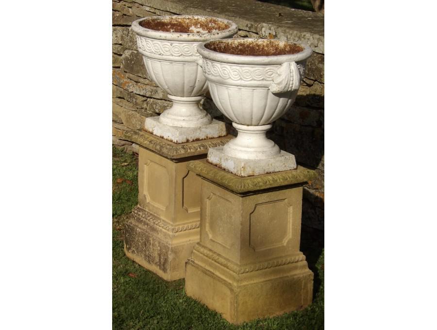Pair of Antique Garden Urns