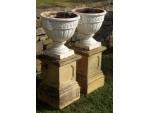 Pair of Antique Garden Urns