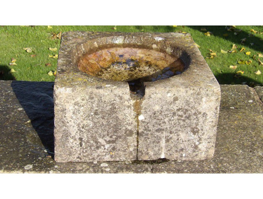 Salvaged Marble Basin