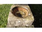 Salvaged Marble Basin