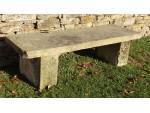 Salvaged Stone Bench