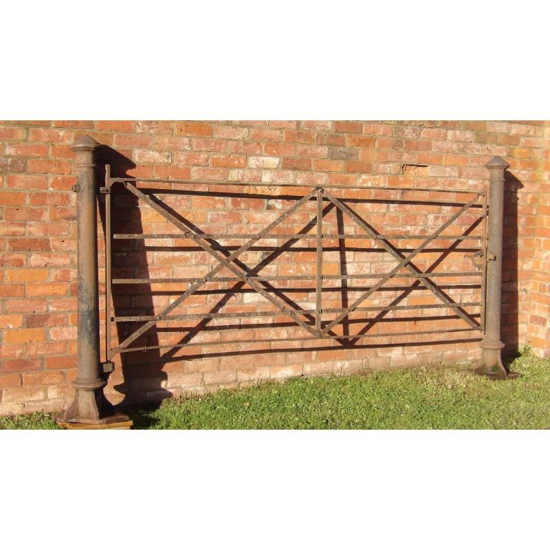 Salvaged Iron Gate Holloways Garden Antiques