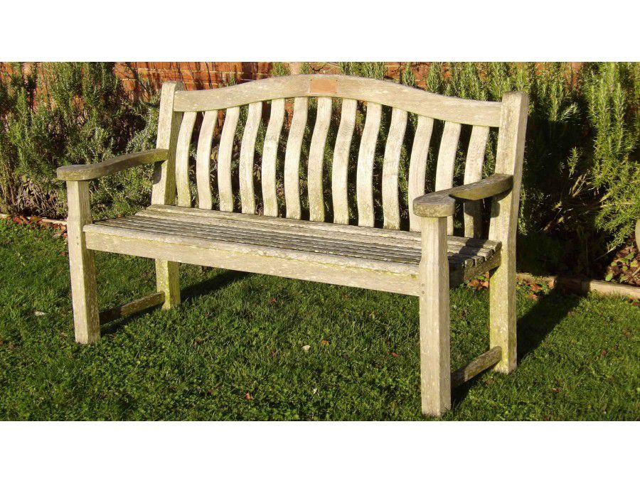 Weathered Teak Bench