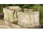 Pair of Weathered Garden Planters